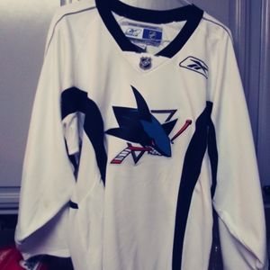 White San Jose Sharks Jersey
